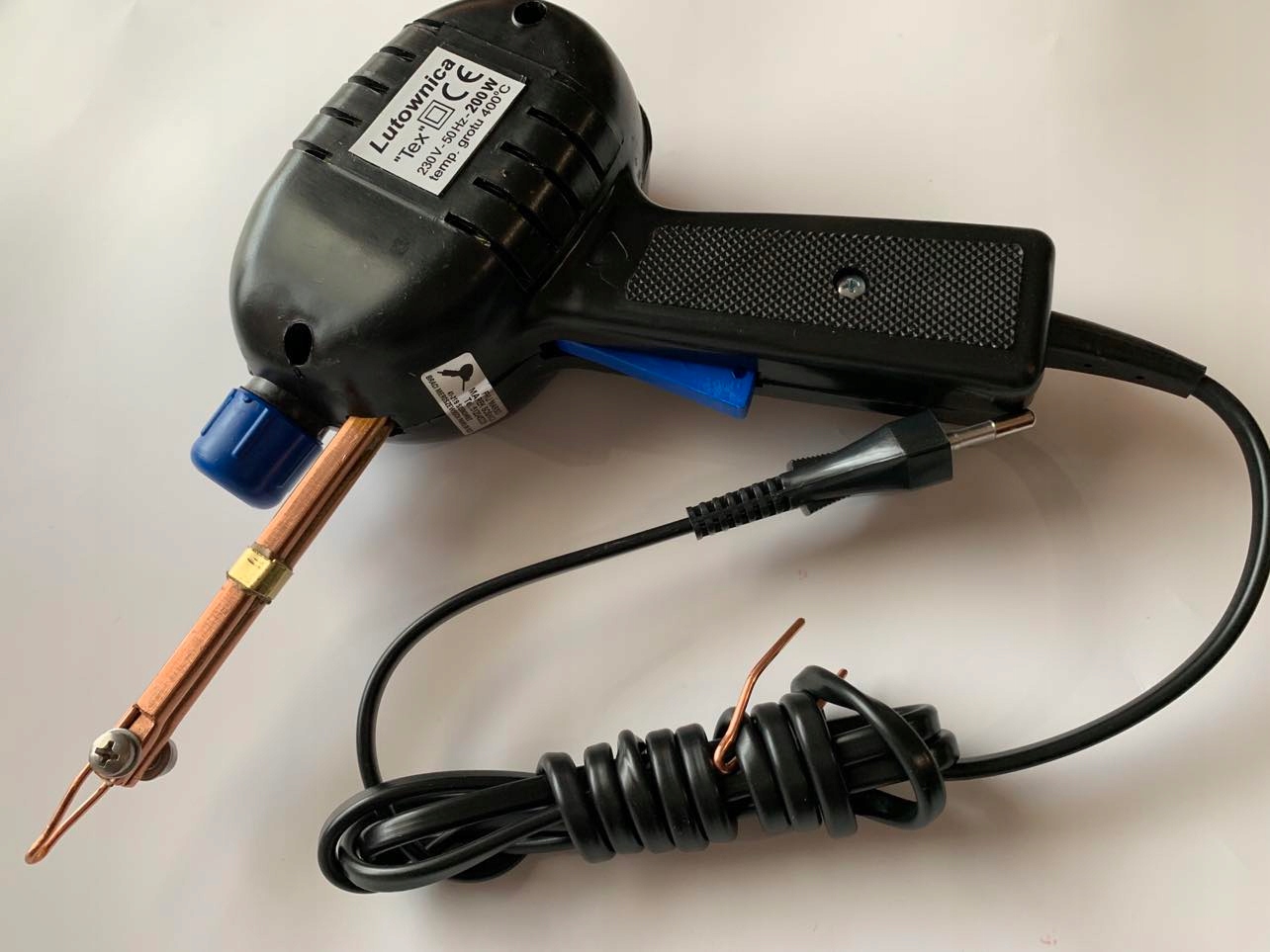 Lutownica transformatorowa 200W TEX BLACK CZARNA