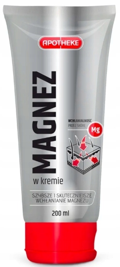 

Magnez w kremie skurcze Apotheke 200 ml
