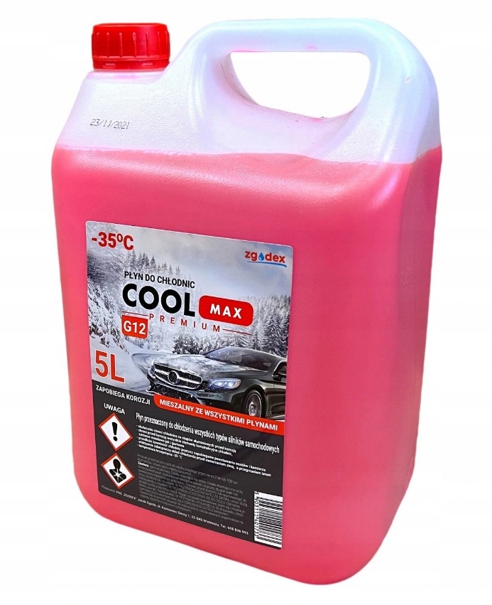 

Płyn do chłodnic Coolmax G12 5L -35
