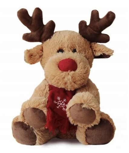 

Maskotka Pluszak Renifer Rudolf Świąteczny