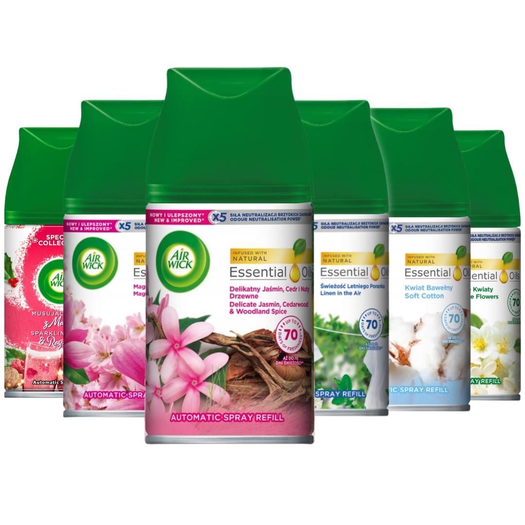 Levně Air Wick Osvěžovač vzduchu MIX 6x250 ml