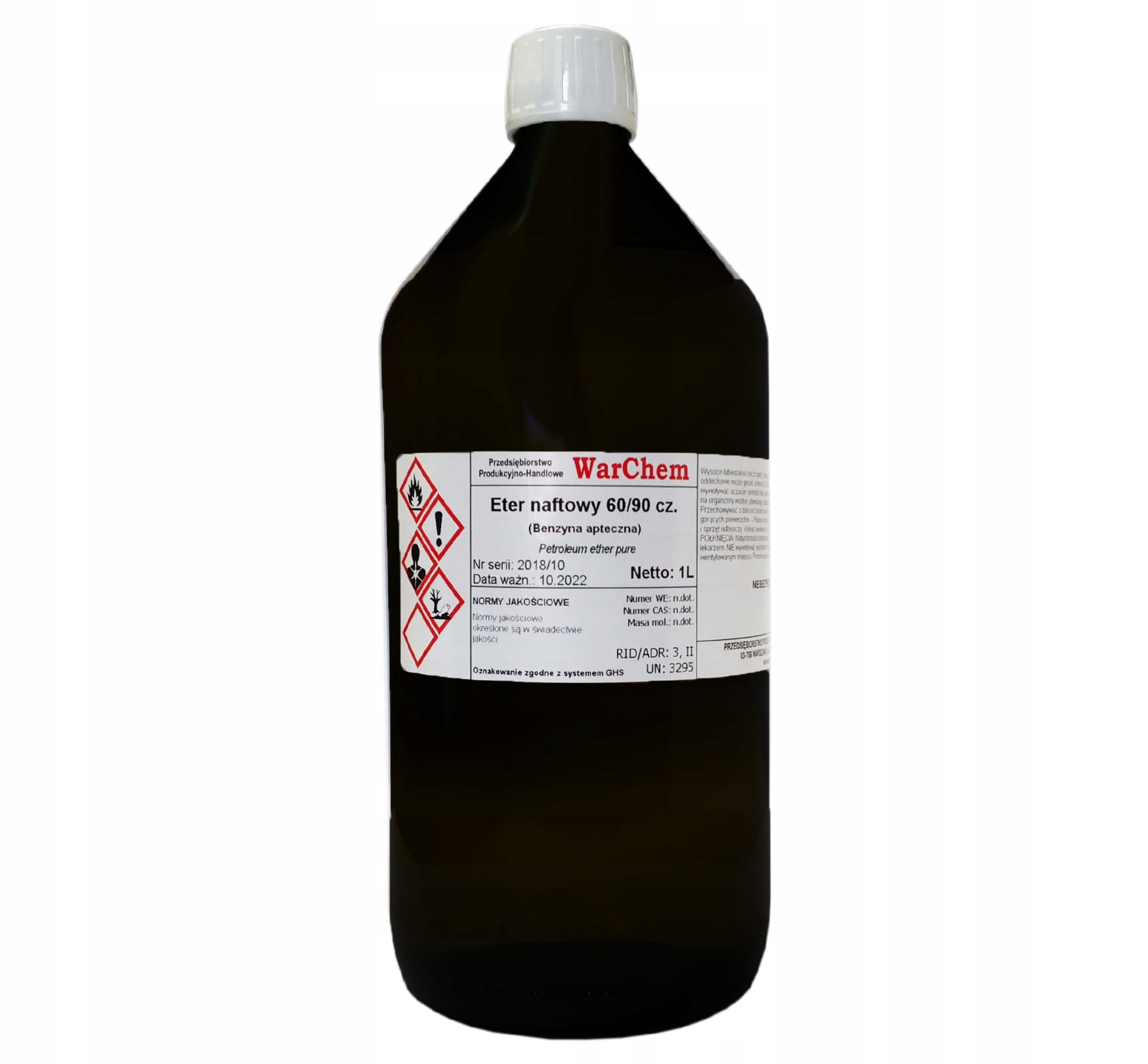 

Eter Naftowy 60/90 (benzyna Apteczna) 1L