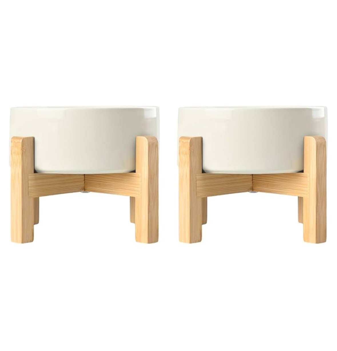 Zestaw dwóch misek ceramiczna Spunkyjunky beżowy 1,8 l