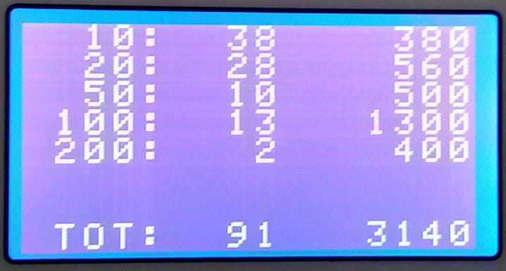 Liczarka Glover GC-25 UV/MG + banderole + tester Rodzaj liczarka