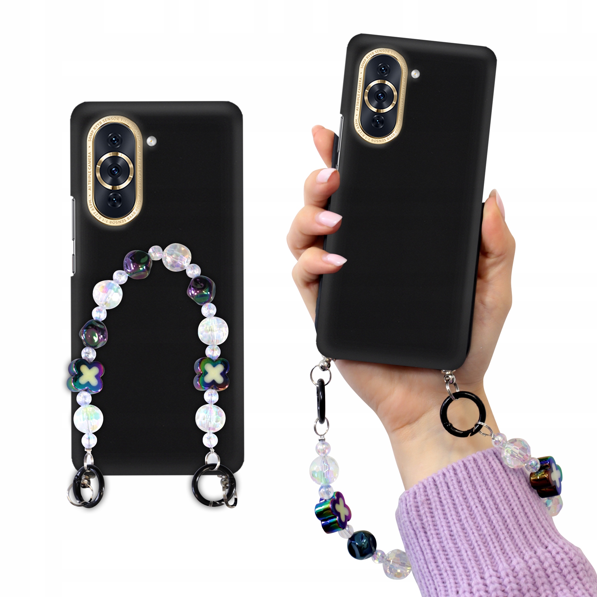 Pouzdro Matné Černé Pro Huawei Nova 10 Pro Korale Holo