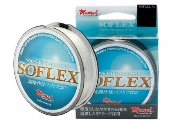 D Fluorocarbon Momoi Soflex Fc 50m 0.245mm/4.7 k