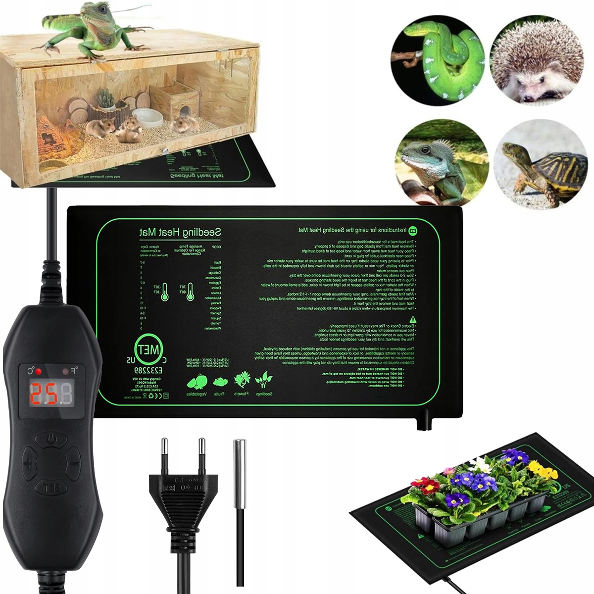 Levně Vyhřívací Podložka Pro Sazenice, Multifunkční Vyhřívací Podložka, Voděodolná