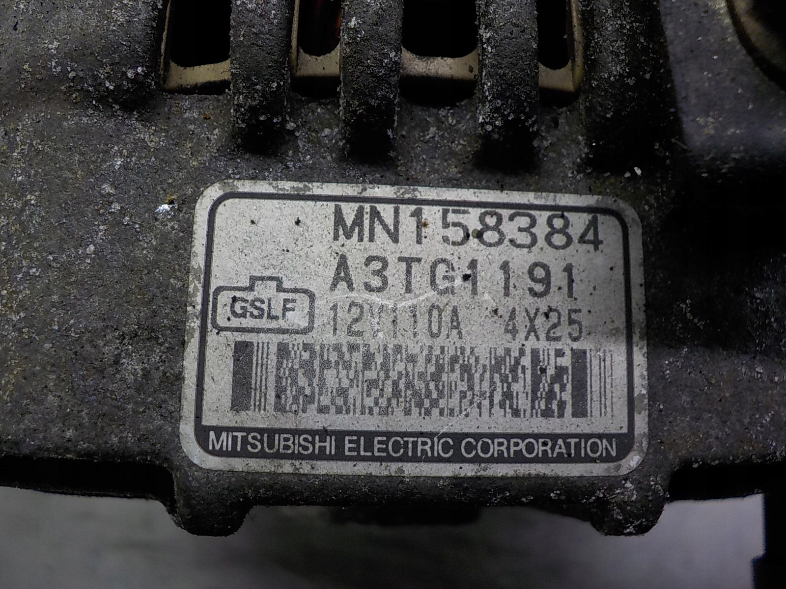 MITSUBISHI OUTLANDER 2.4B ALTERNATOR A3TG1191