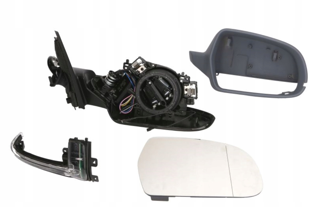 Elektrické Skládací Vyhřívané Zrcátko Pravé Srl Audi A4 B8 2011-2015 Lift