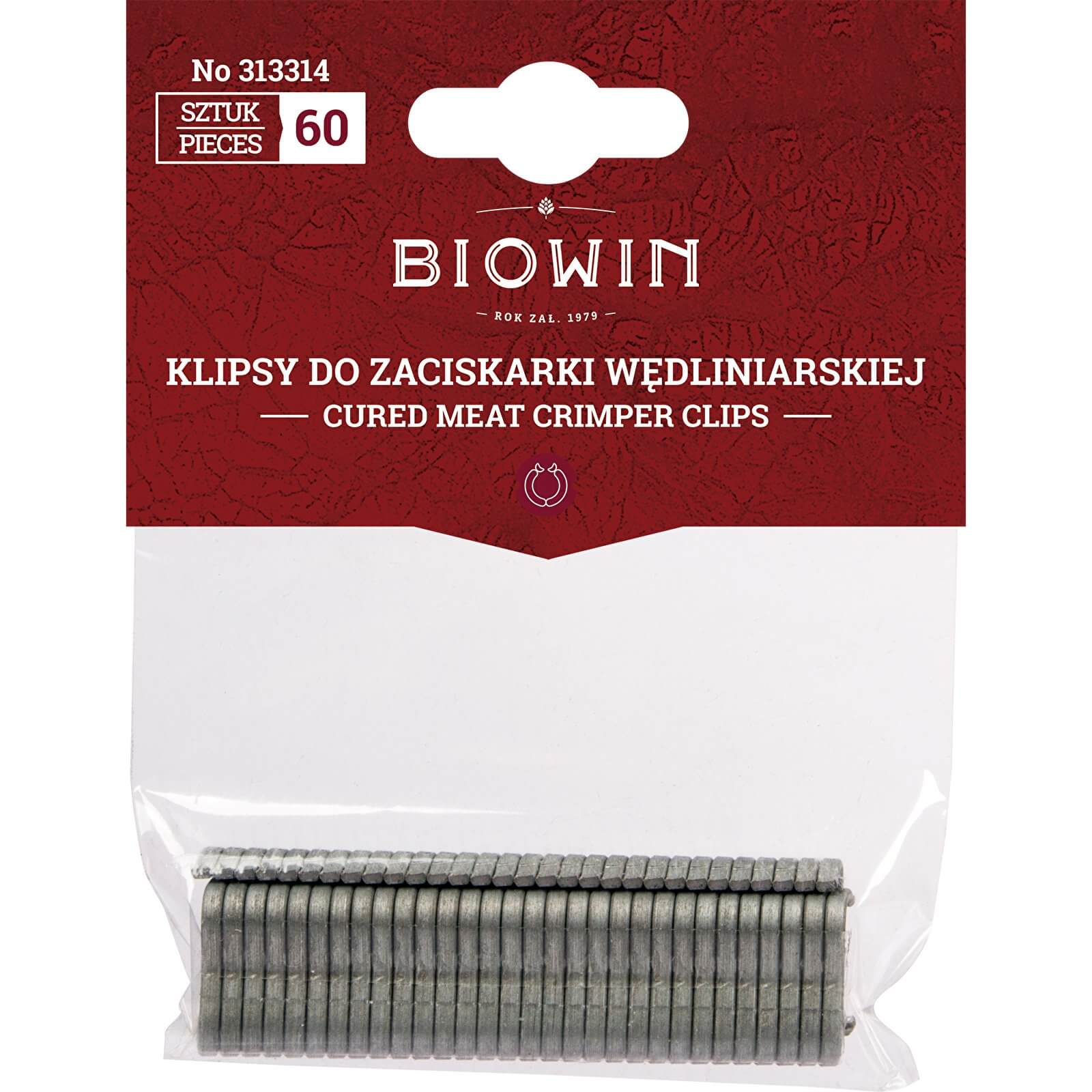 

Browin Klipsy do zaciskarki wędliniarskiej 60sztuk
