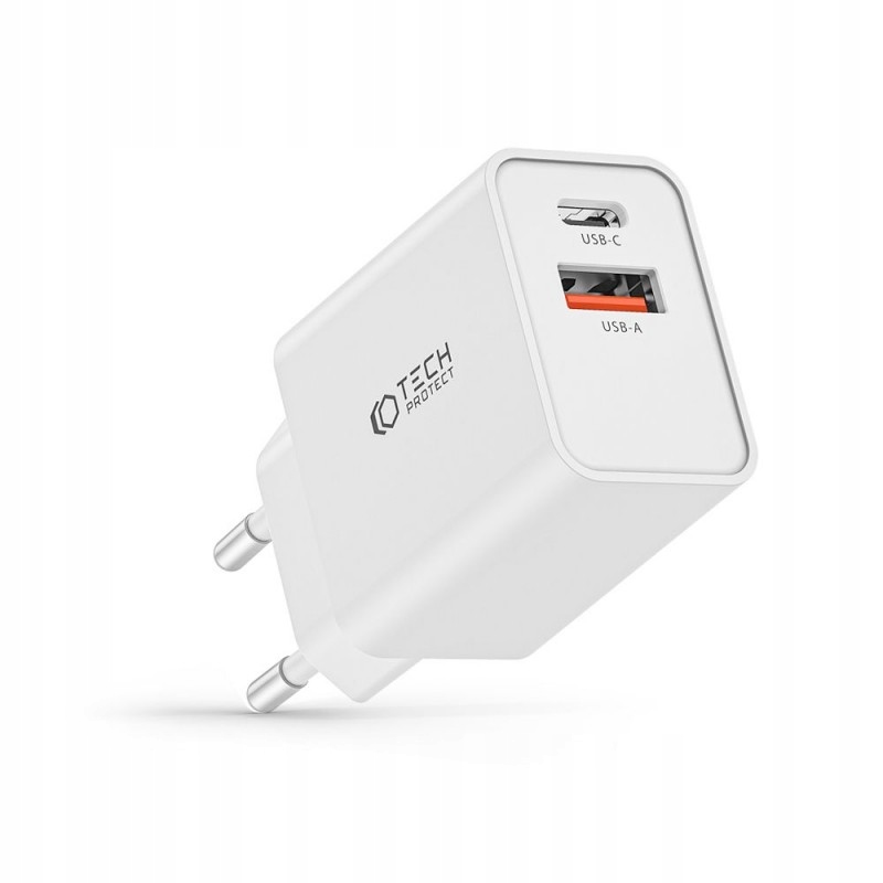 Ładowarka sieciowa USB-C USB-A PD 30W 2 Port Tech Kod producenta Ładowarka Type-C / USB-A