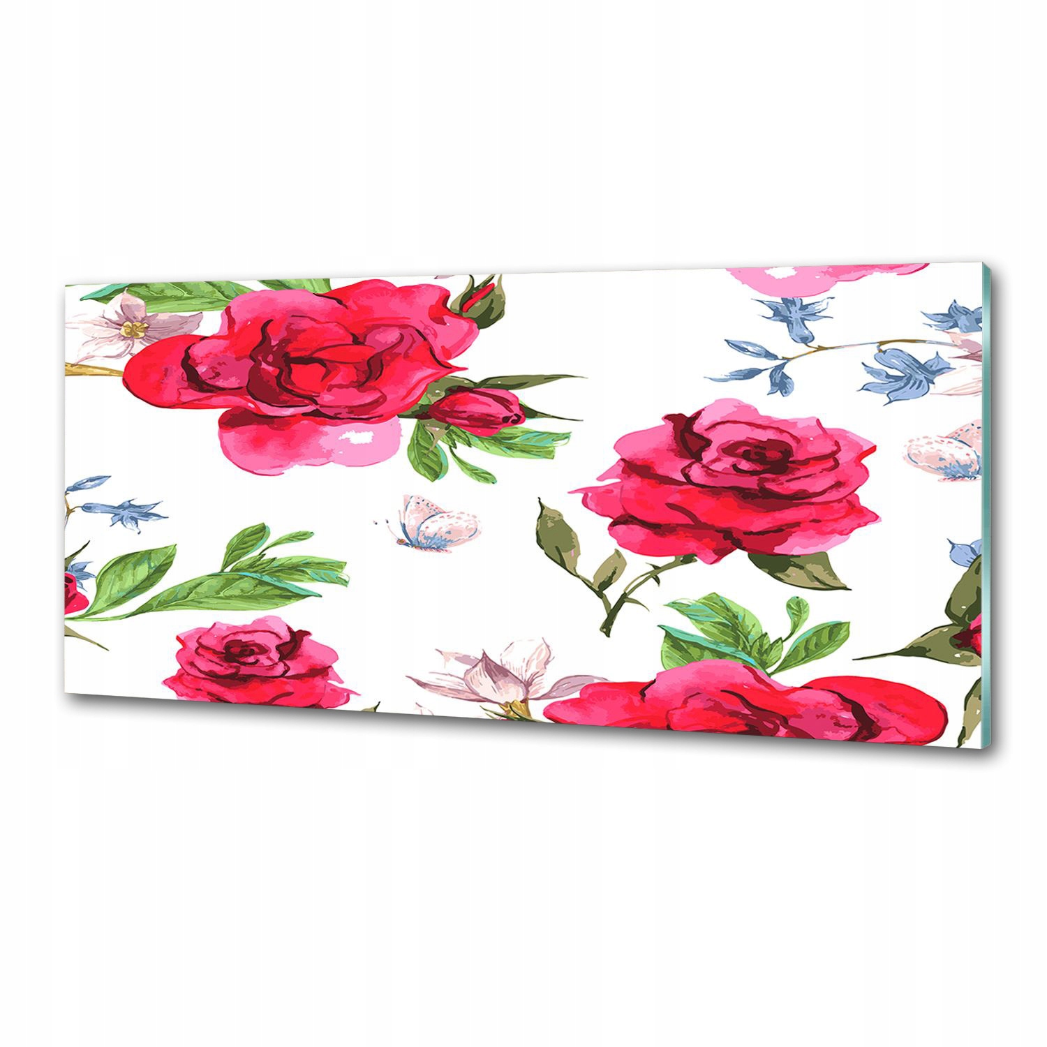 Panel do kuchyne Červené ruže 125 x 50 cm Lepidlo