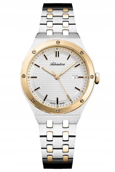 Nové Originální dámské hodinky Adriatica A3337.2113Q stříbrné s datumovkou