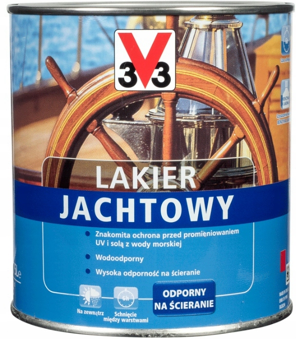 

V33 Lakier Jachtowy Do Drewna Bezbarwny 0,75L