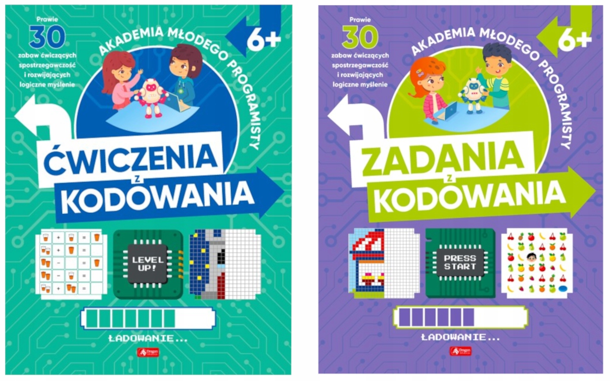

Pakiet 2w1 Akademia młodego programisty Zadania