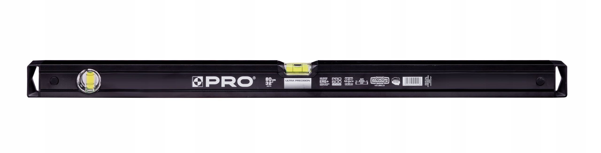 Vodováha Pro PRO600 Ultra Precision Černá 80 cm
