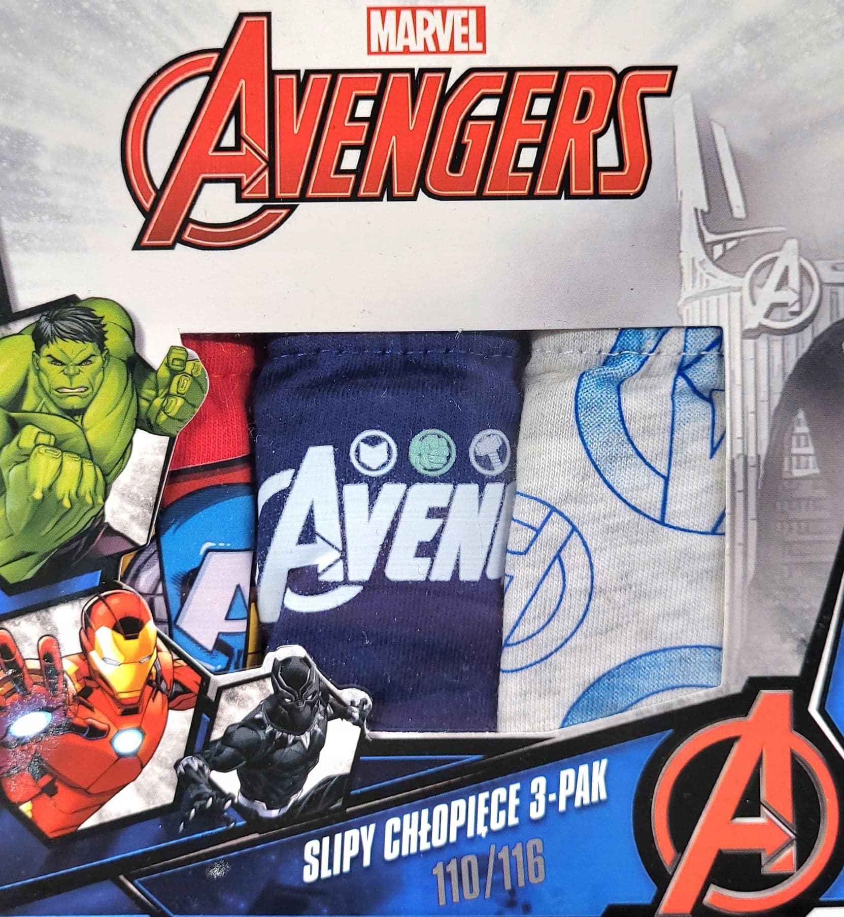 

Avengers majtki chłopięce r 110/116 slipki Marvel