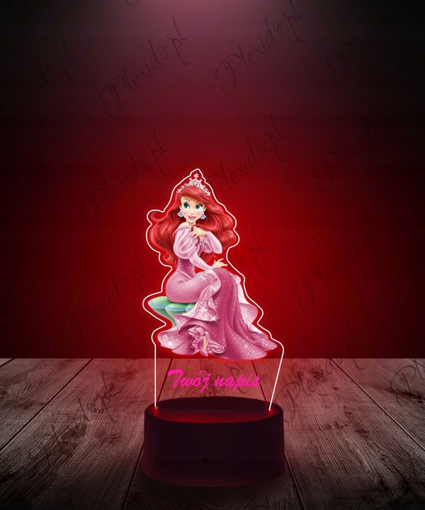 Lampka na biurko Syrenka Arielka UV LED PLEXIDO Marka Plexido