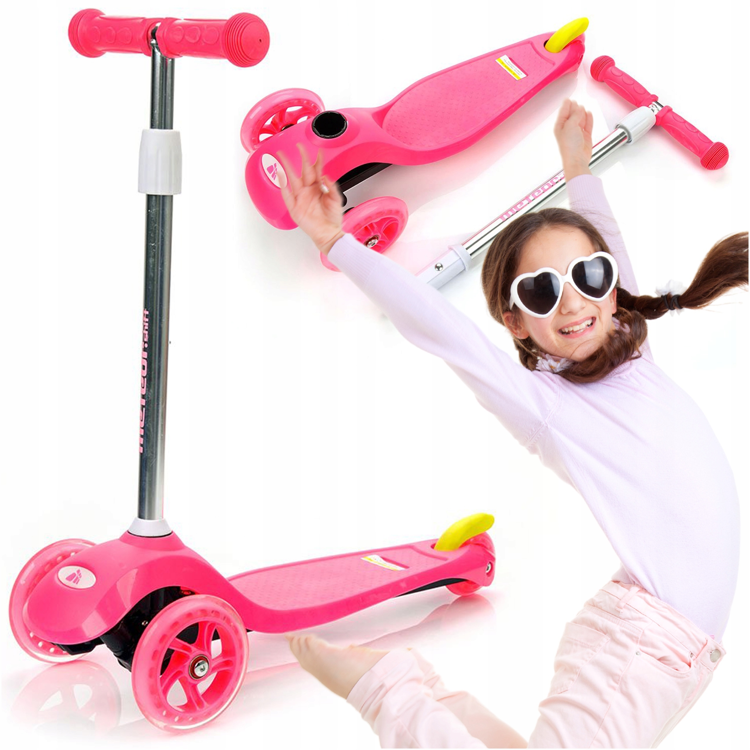 Hulajnoga Trójkołowa Balansowa Dla Dzieci Składana Dziecięca