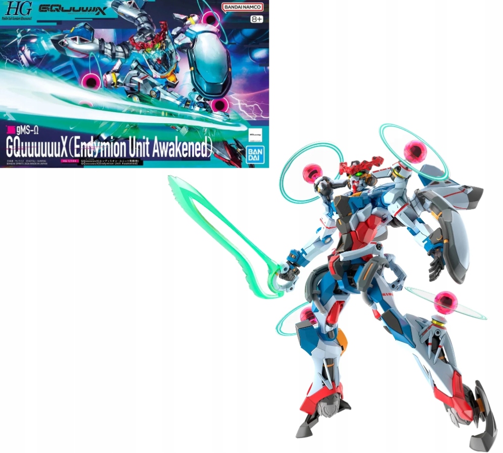 Gundam – Hg 1/144 GQuuuuuuX (Endymion Unit Awakened) – Model Kit