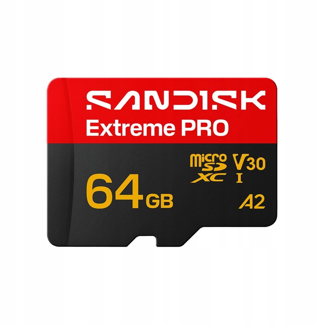 Sandisk Extreme Pro microSD Uhs-i 64GB MicroSD 200MB/s(R) 90MB/s(W)