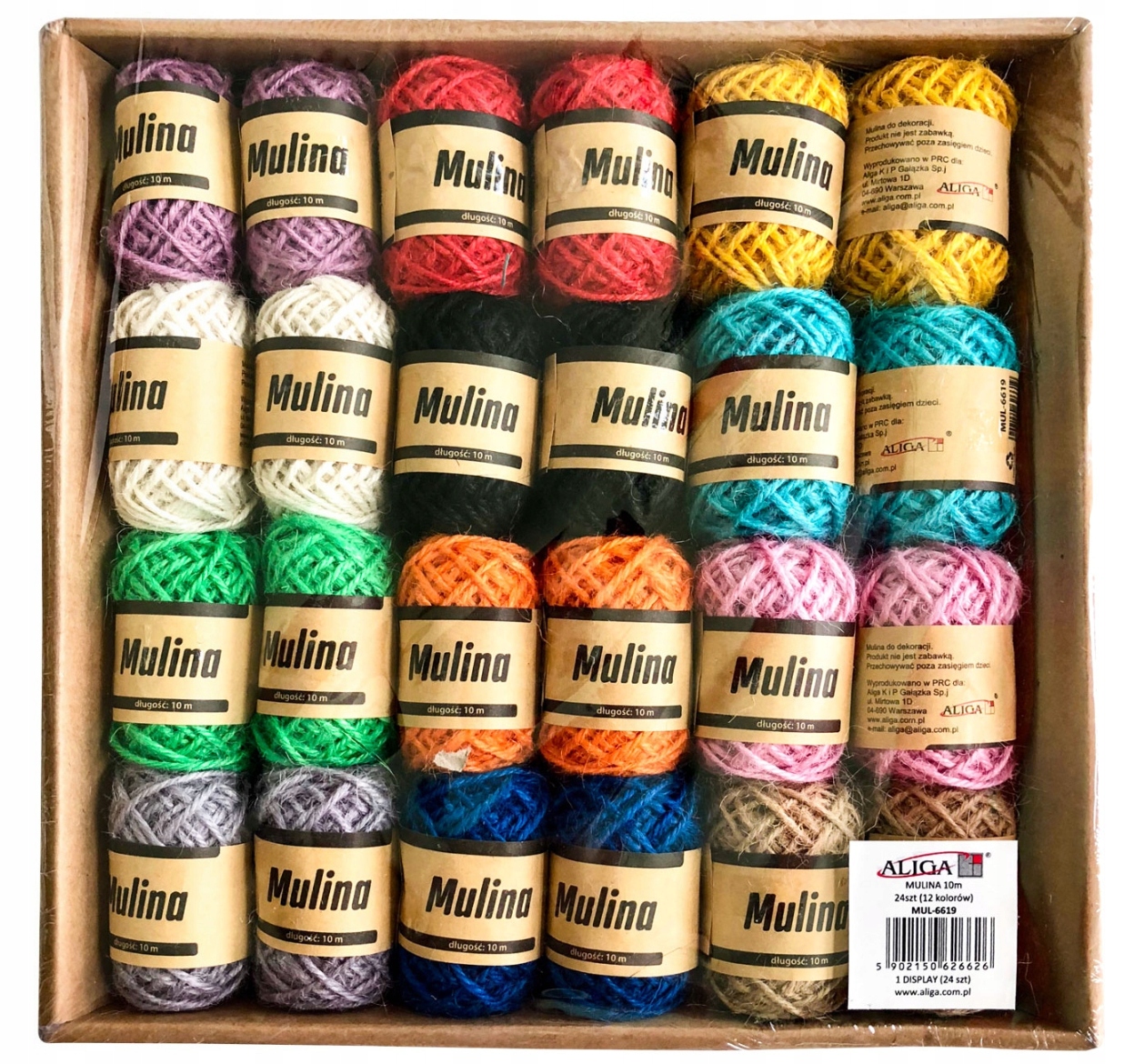 Barevná Mulina Bavlněná Příze Bavlněná Sada Bavlněných Příze