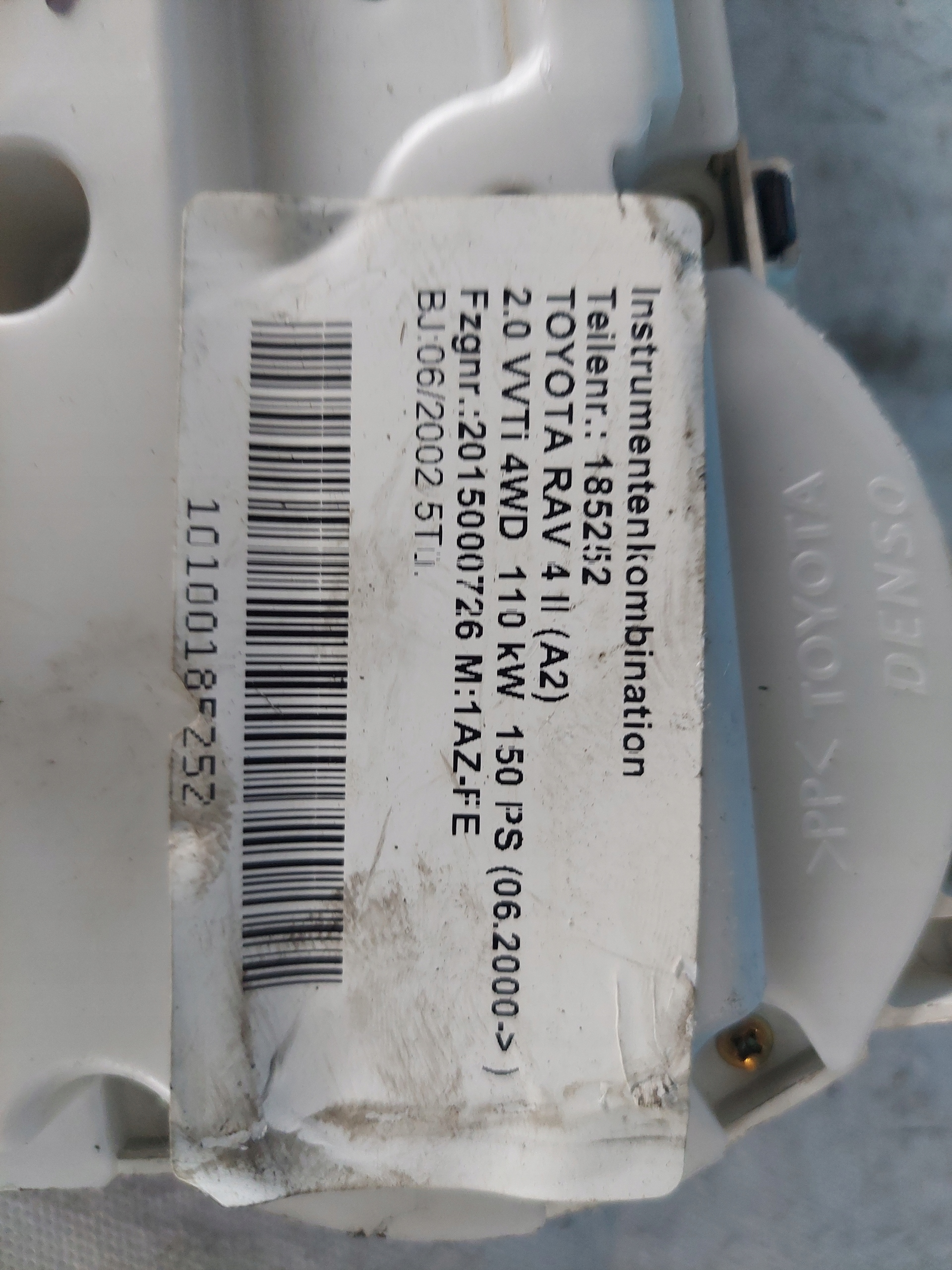 dials clock RAV 4 II 2.0 VVTI AUTOMAT 83800-42870