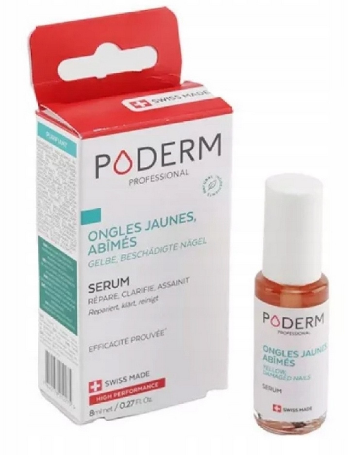 Poderm Professional Huile Sérum Purifiante 8 ml přípravek proti mykóze