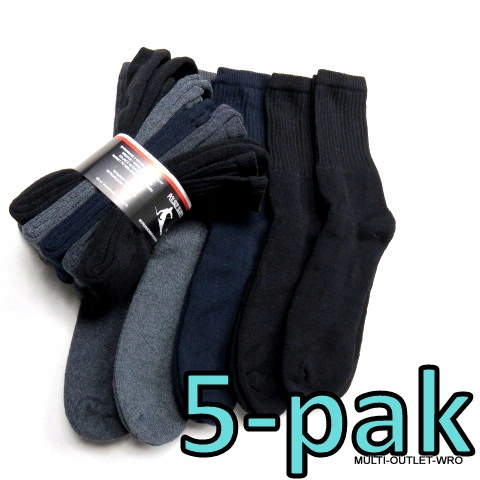 

5pak Frotte Frota Skarpetki Skarpety Polskie 43-46