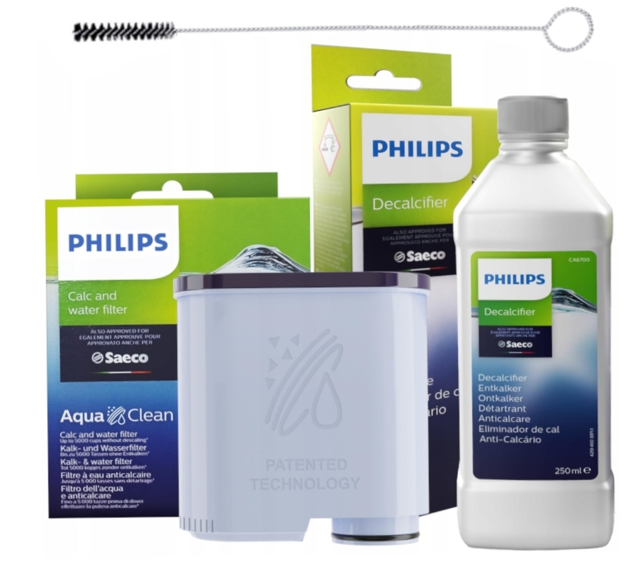 Zestaw Filtr Odkamieniacz Saeco CA6903 AquaClean wycior