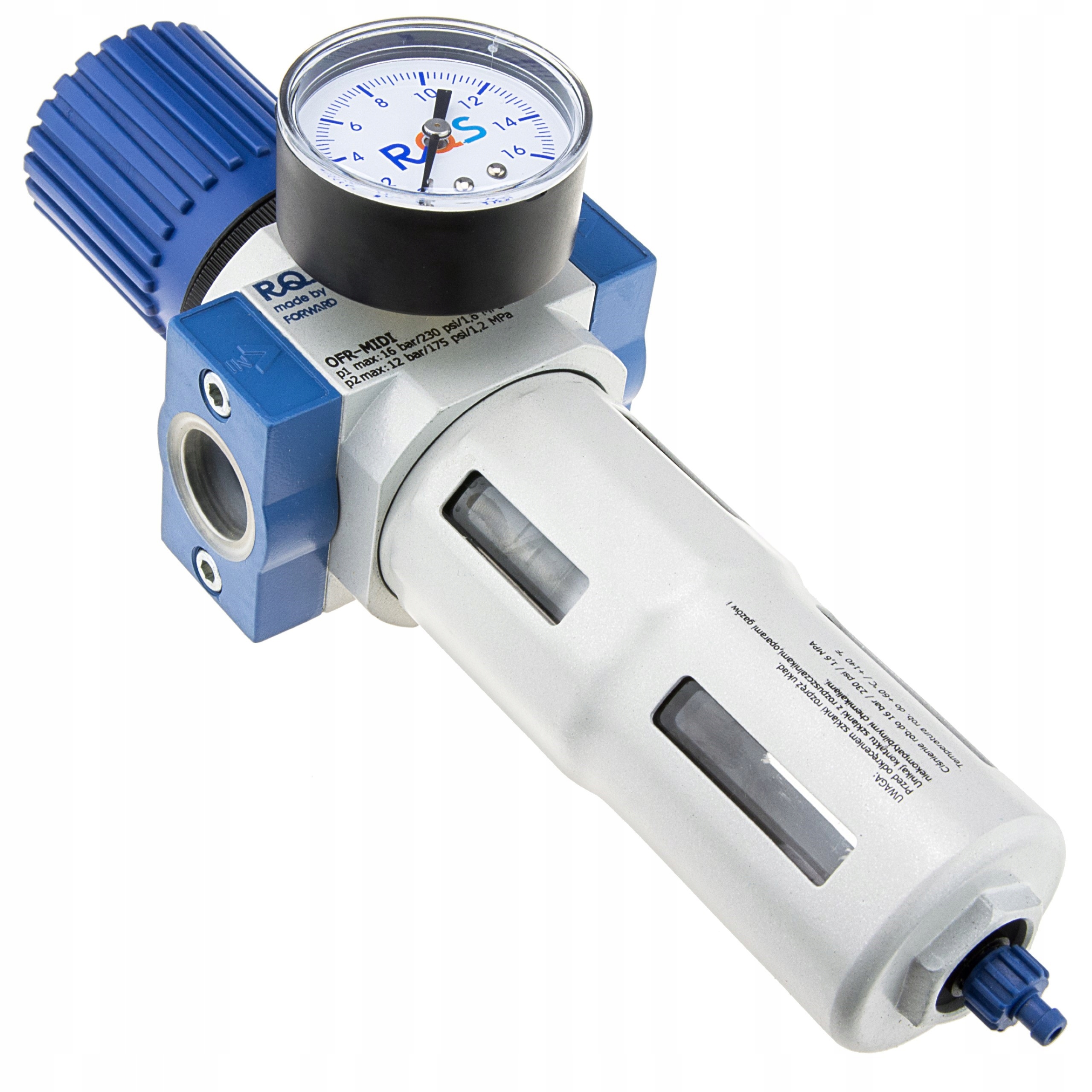 Odvodňovač Vzduchový Filtr S Redukcí OFR-3/4-MIDI Pro Kompresor Rqs