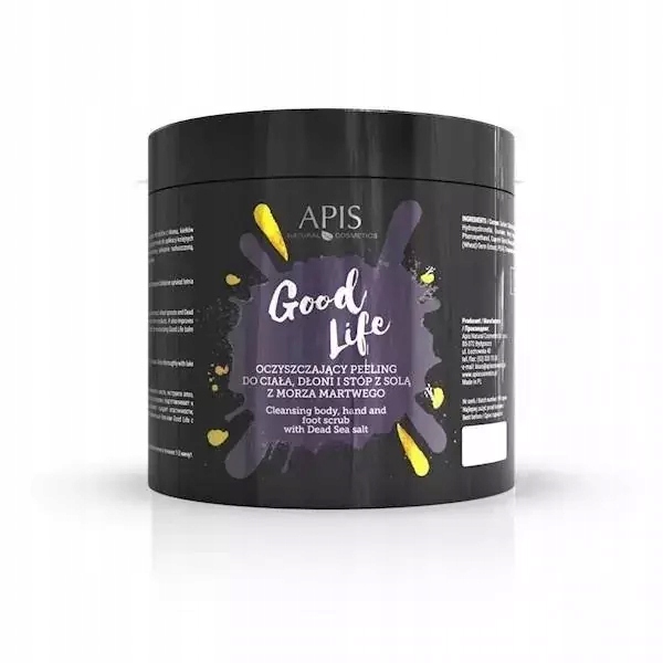 Apis Good Life, čistící peeling na tělo, ruce a nohy, 700 g