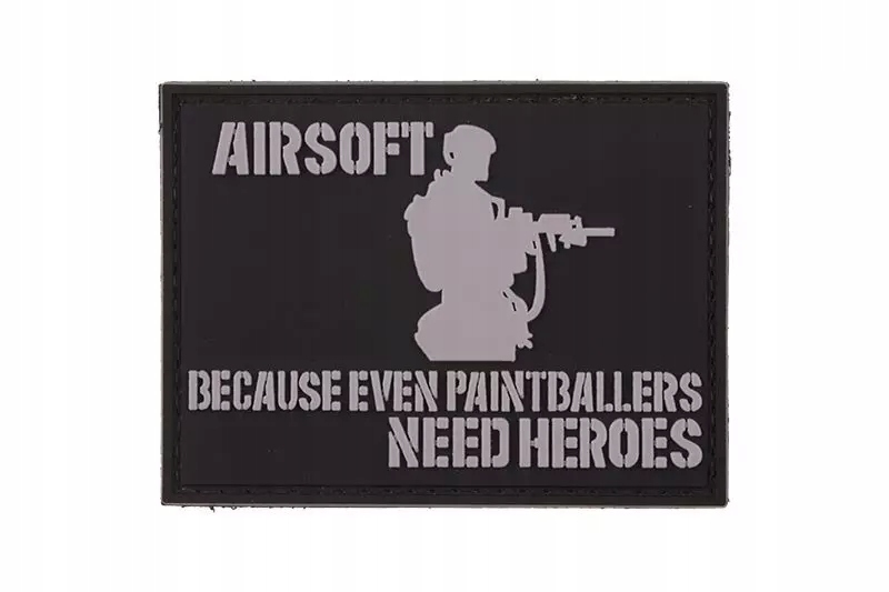 Naszywka Gfc Tactical Airsoft Paintballers Heroes 3D Pvc Morale Patch Rzep