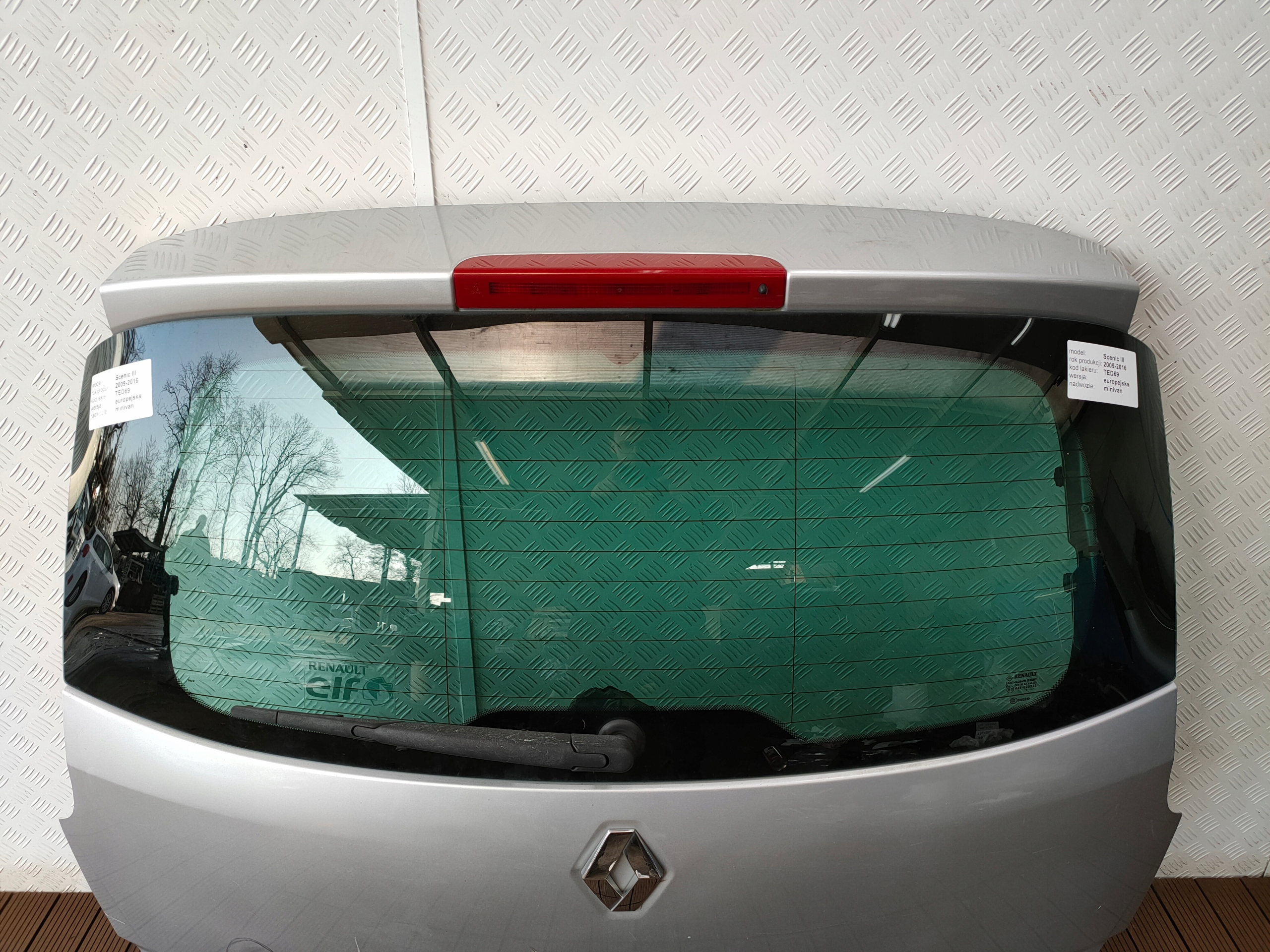 RENAULT GRAND SCENIC III 09-16 boot doors boot rear part TED69 OE