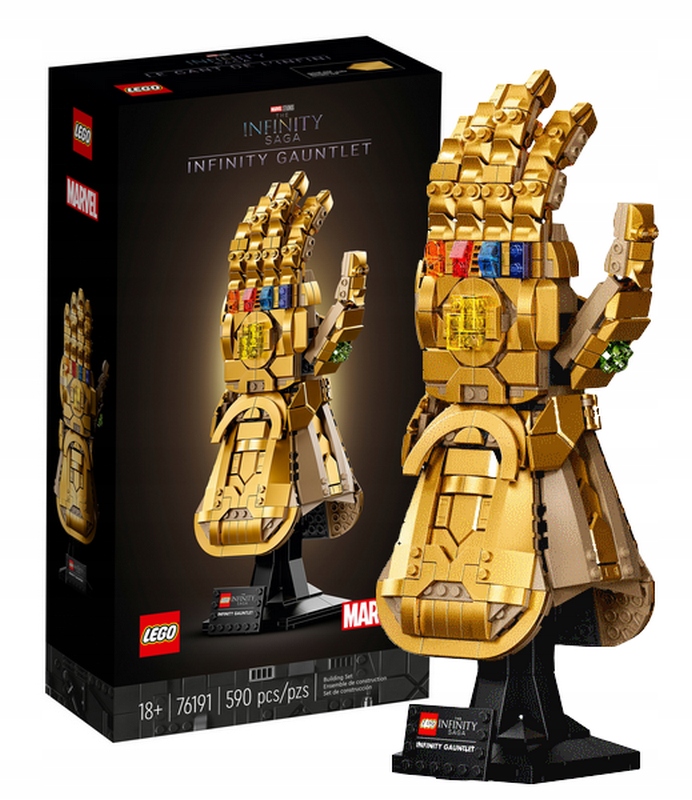 LEGO MARVEL 76191 RĘKAWICA NIESKOŃCZONOŚCI zestaw klocków +18 lat