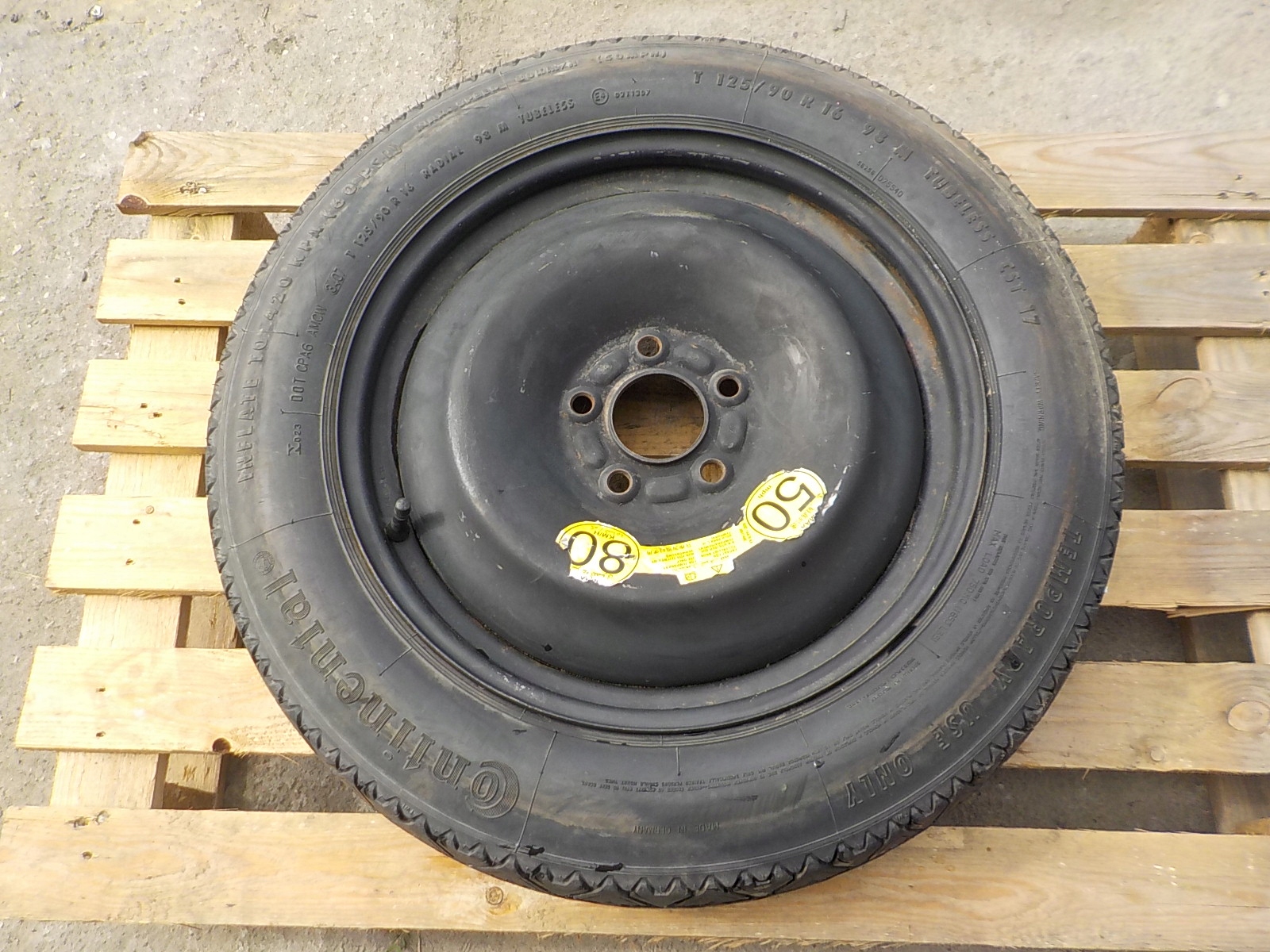 FORD FOCUS III MK3 LIFT Roue de secours R16 5x108