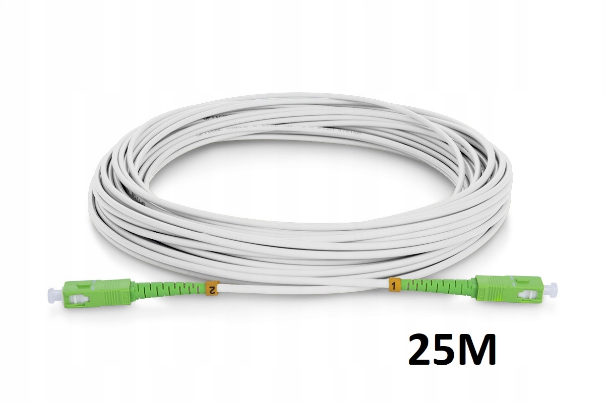Patchcord światłowodowy ConnLink GOLD SC/APC-SC/APC G.657A2 SIMPLEX 25M