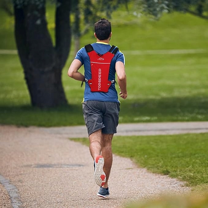 РЮКЗАК ДЛЯ БІГУ LIXADA VEST 5 ЛІТРОВ ЧЕРВОНИЙ + СВИСТОК РЯТУВАЛЬНИЙ