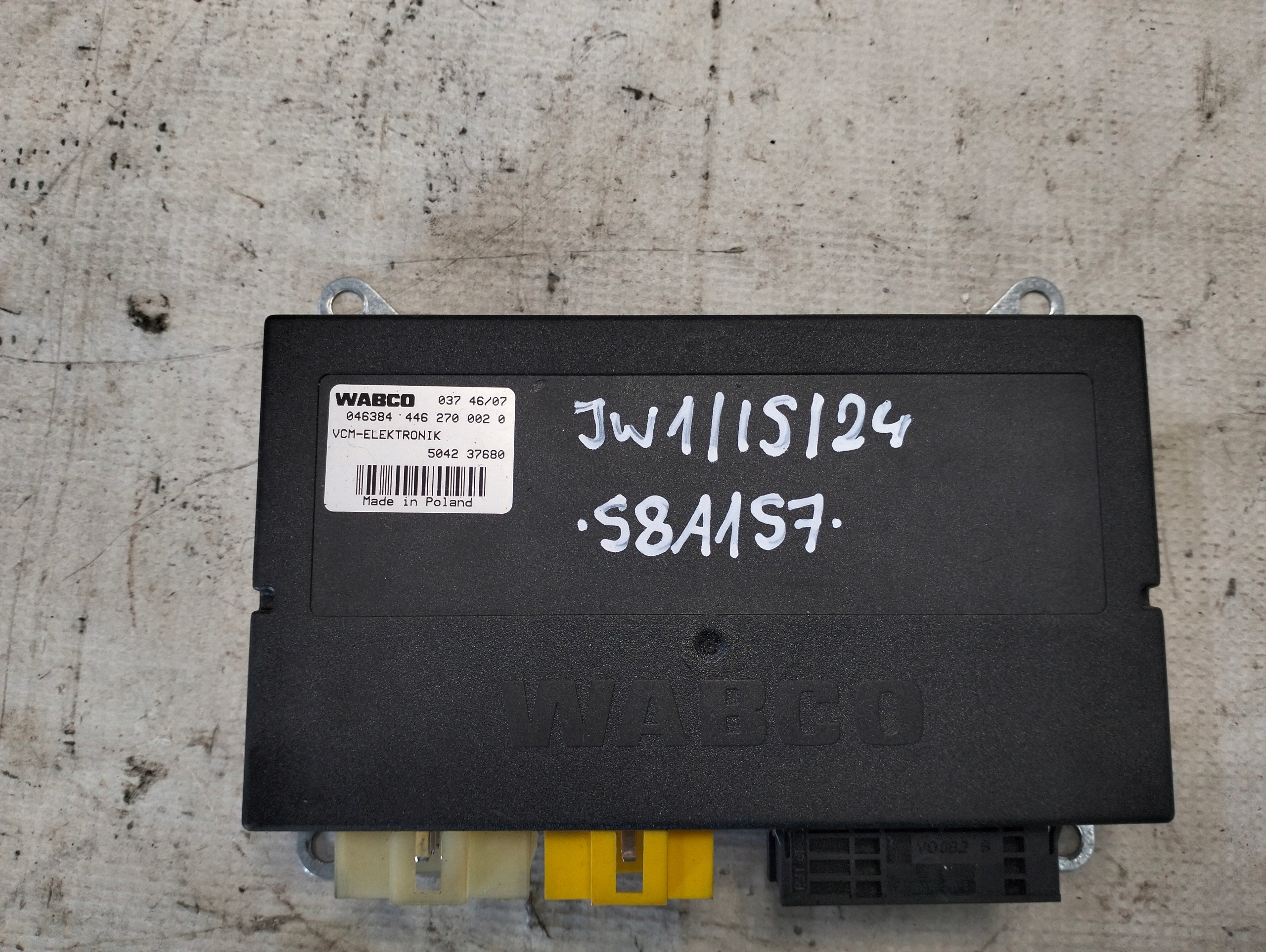 control unit module VCM WABCO IVECO STRALIS 450 E5 2007r OE 4462700020