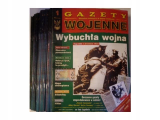 Gazety Wojenne nr 1-120 + indeks