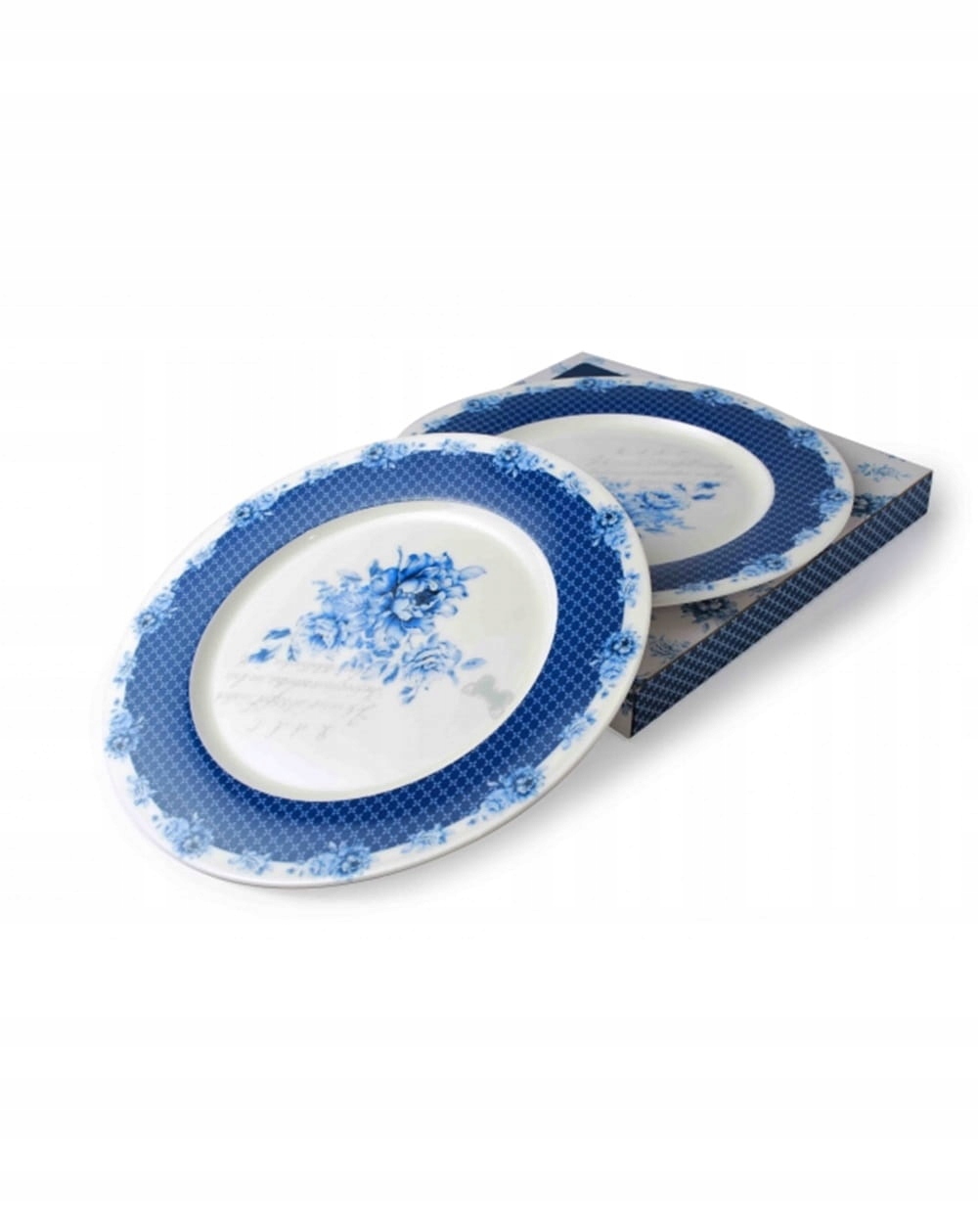 

Komplet talerzy porcelanowych talerze kwiaty