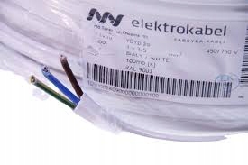 

Przewód płaski YDYp 3x2,5 Elektrokabel 450/750V