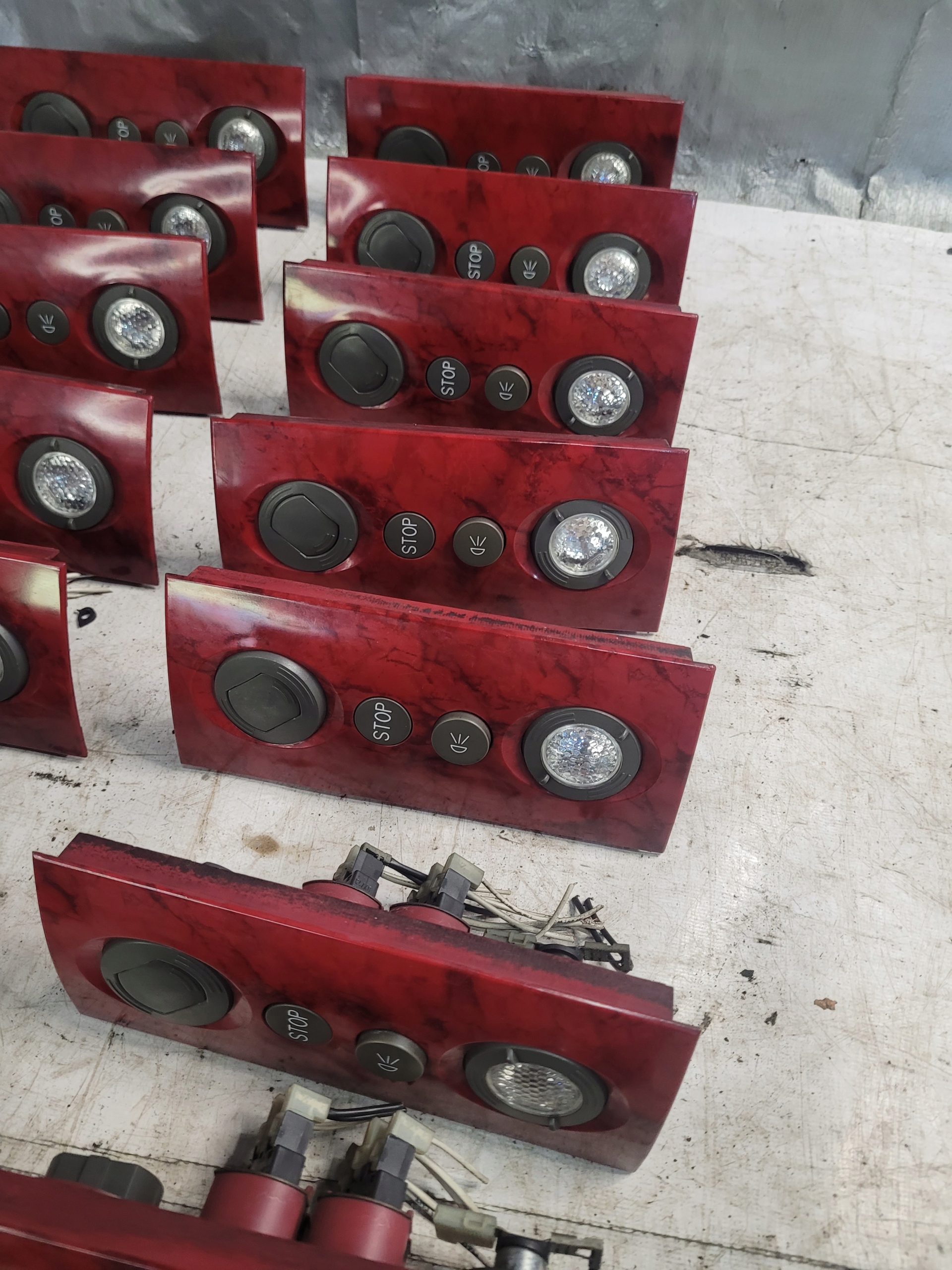 PANEL Plafonnier toit Bouches buses Bouton STOP AUTOBUS SCANIA 12.37 IRIZAR CENTURY