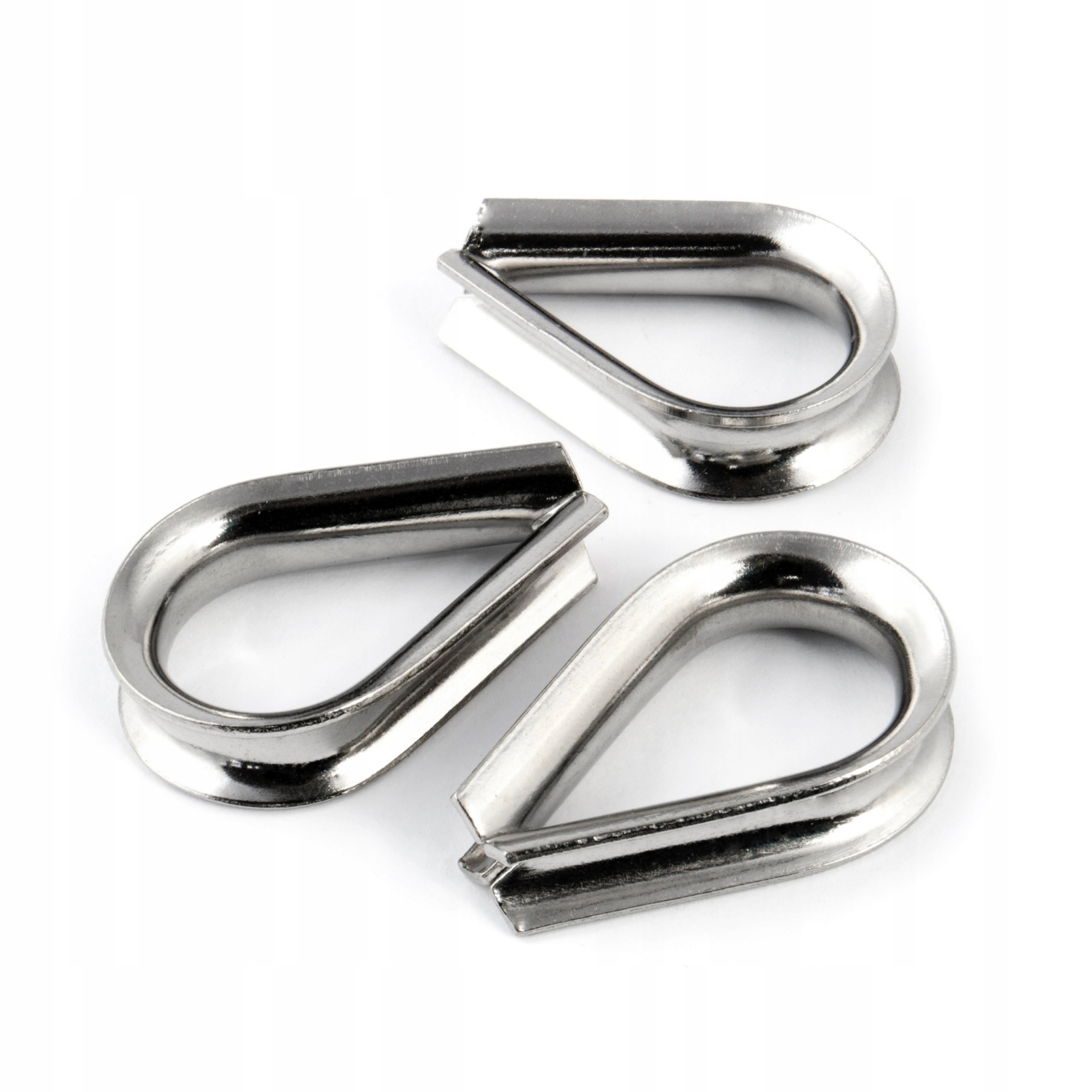 Kausza nierdzewna A4 do lin sercówka 6mm 50 szt. Marka DQ-PP