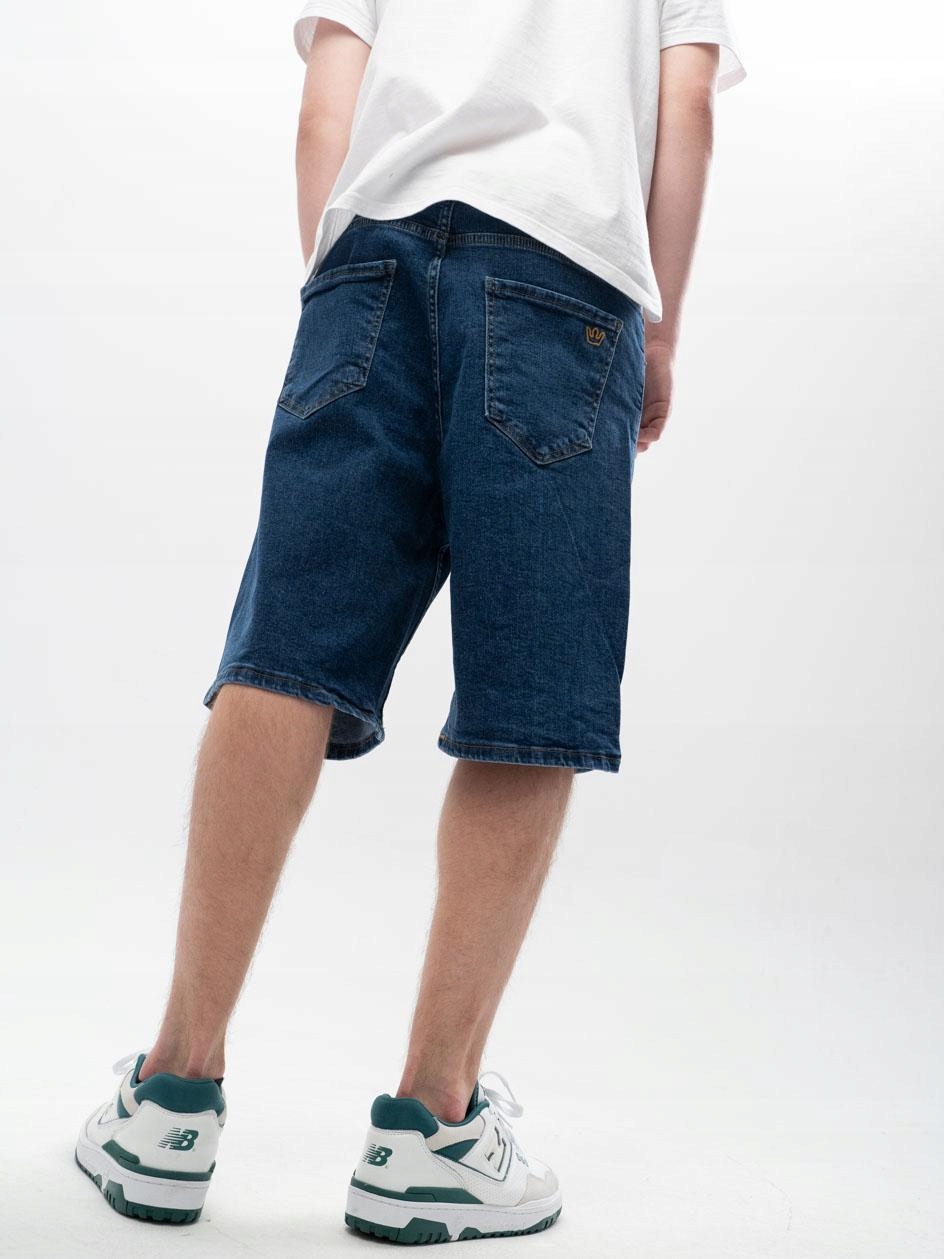 Kraťasy Wear Crown Small Outline Džíny Tmavě Modré vel. M