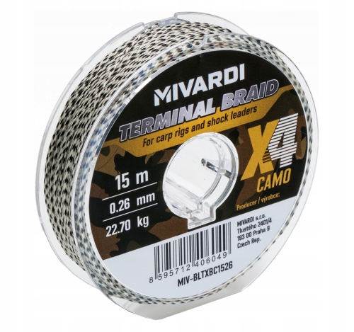 Plecionka Mivardi Terminal X4 Braid Camouflage Ø 0,100 mm