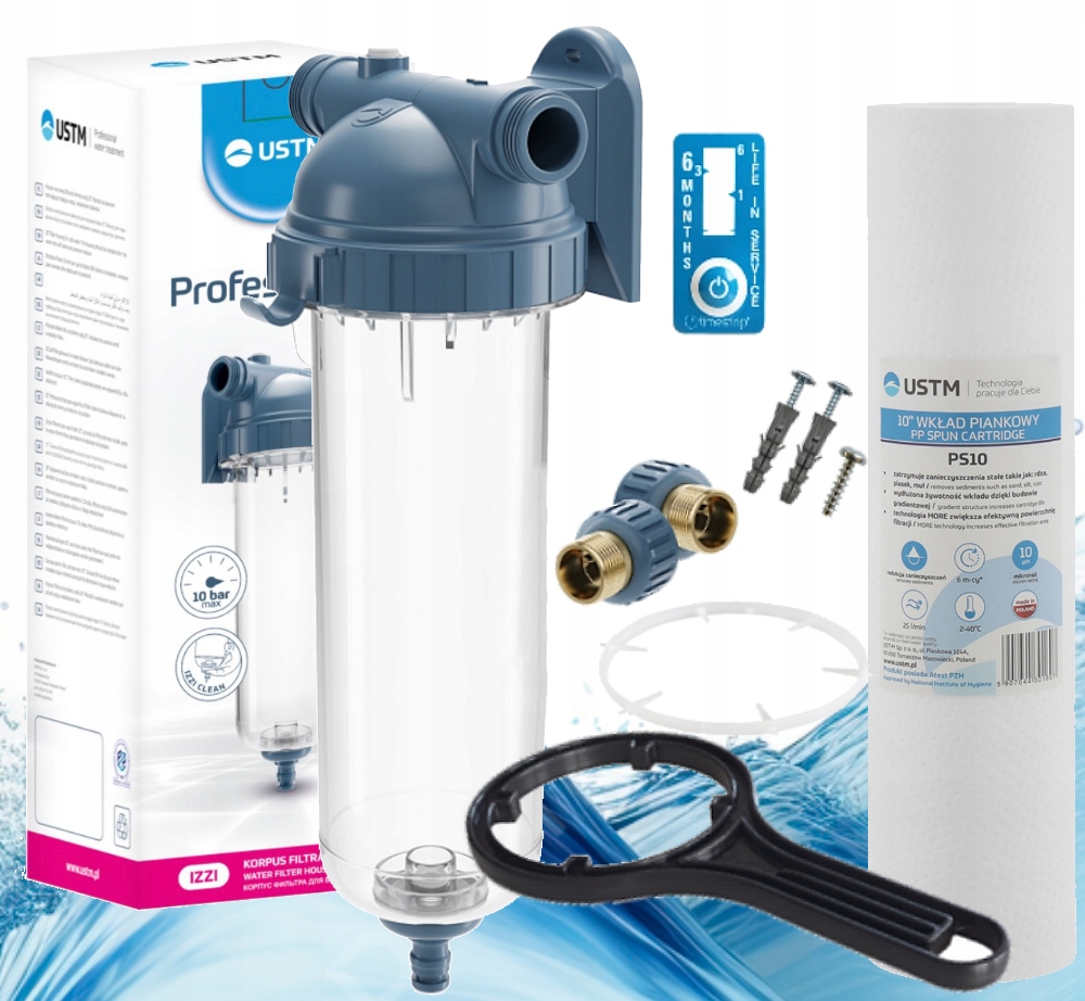 Sada těles pro vypouštění vody Wf Izzi Kpl pěnový filtr příslušenství Ustm