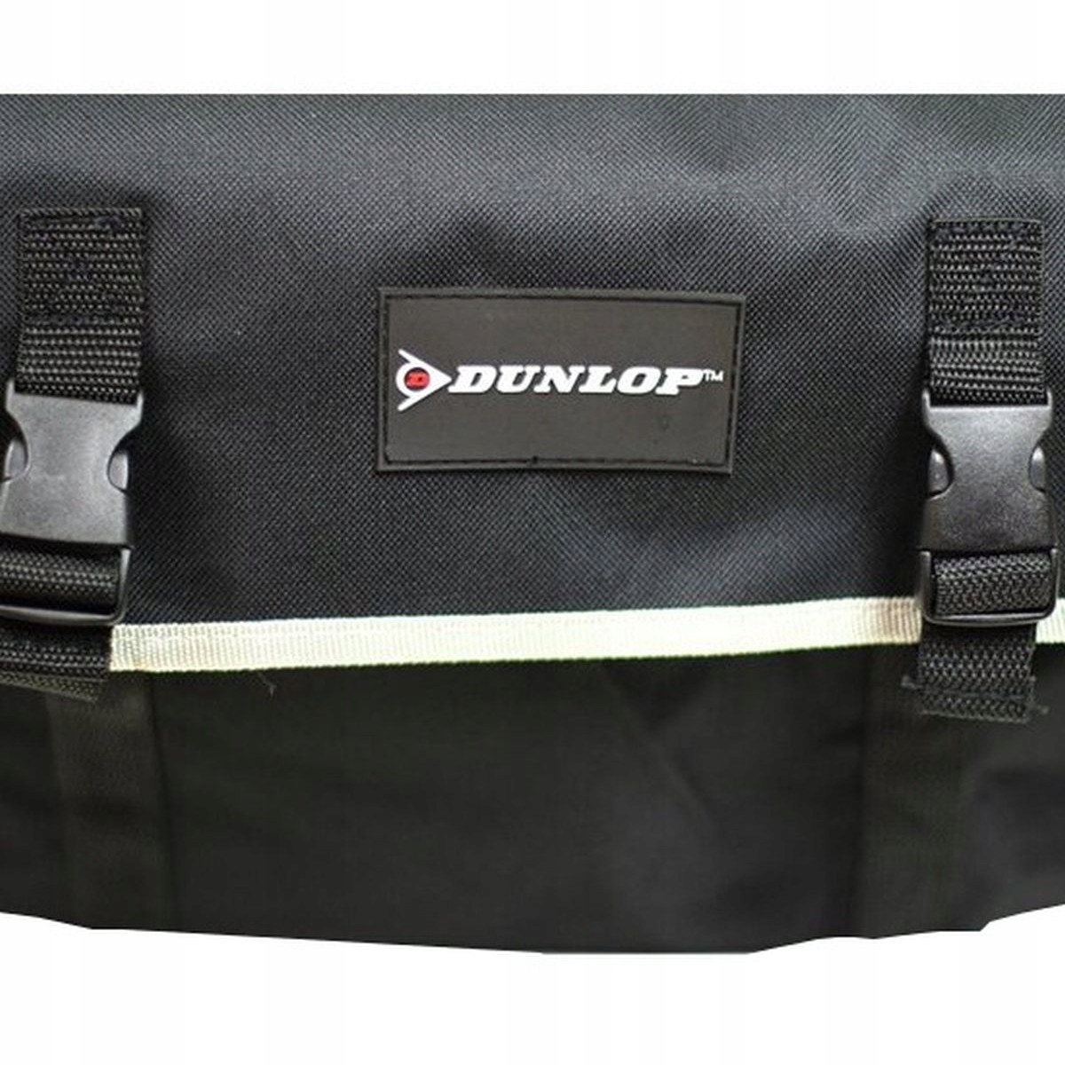 SAKWA KOSZ PODWÓJNA ROWEROWA TYLNA NA BAGAŻNIK ROWERU TORBA DUŻA DUNLOP 26L Materiał dominujący poliester