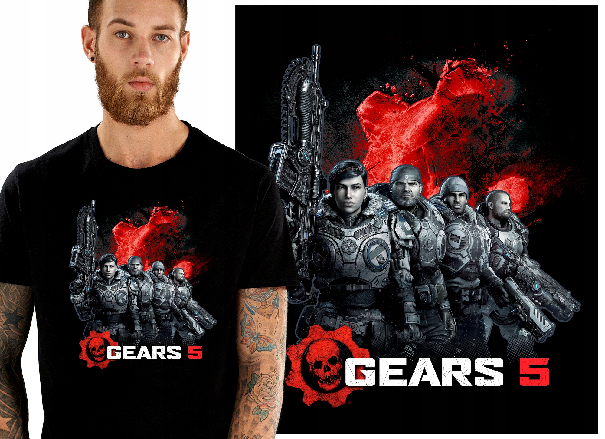 

Gears Of War 5 Koszulka Męska XXL