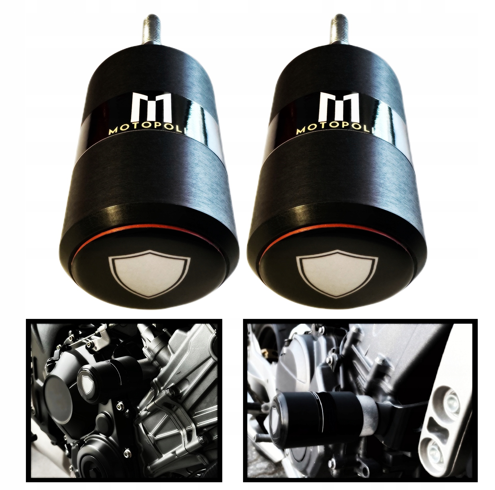 Crash Pady MotopoliS pre Yamaha FZ6 Fazer 2004 2010 Fz 6 Crashpady Slidery